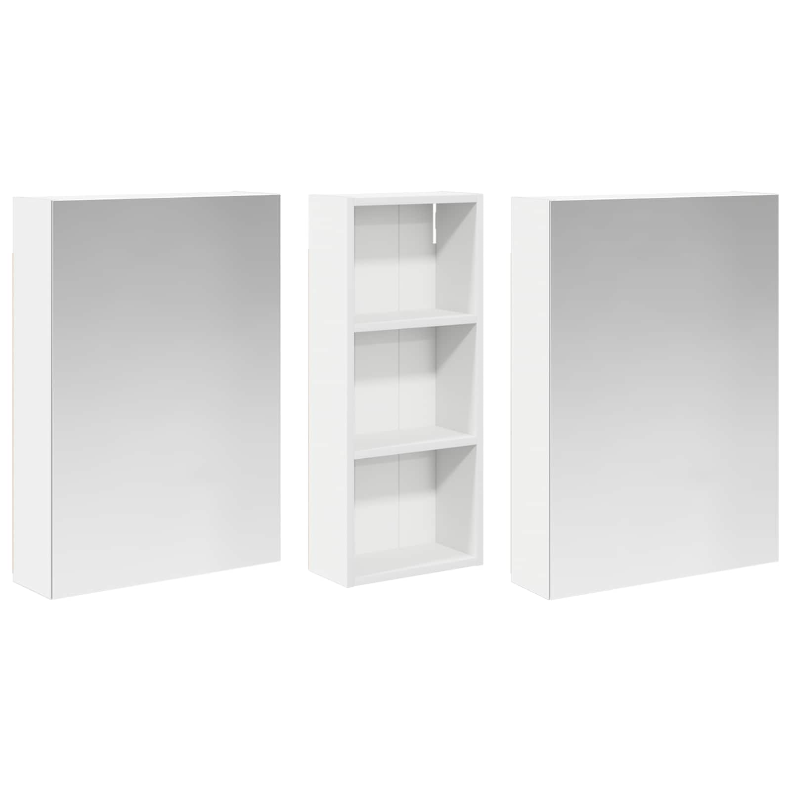 Ensemble de meubles de salle de bain 3 pièces 130 cm Blanc | Maison Vasque