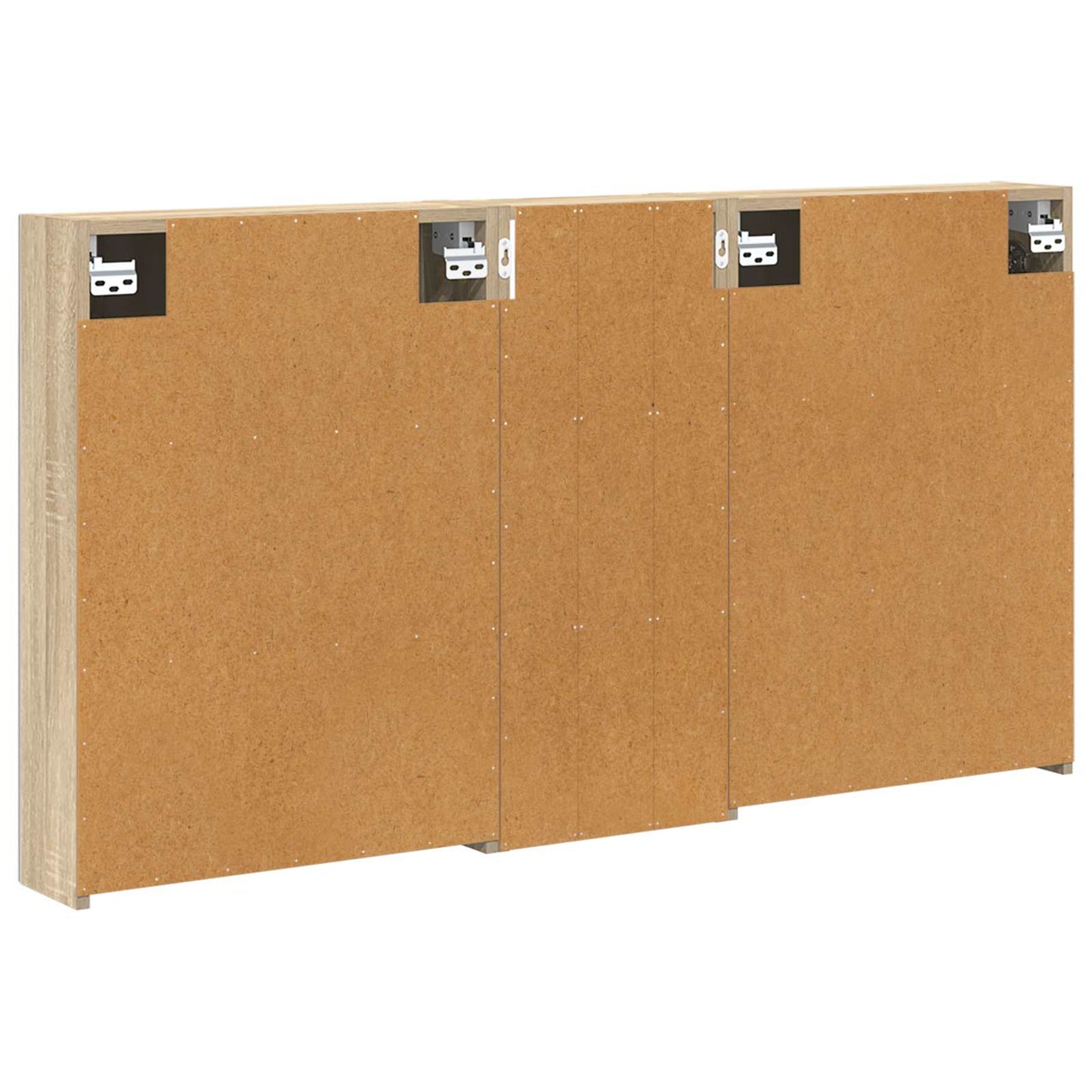 Ensemble de meubles de salle de bain 3 pièces 130 cm Chêne sonoma | Maison Vasque