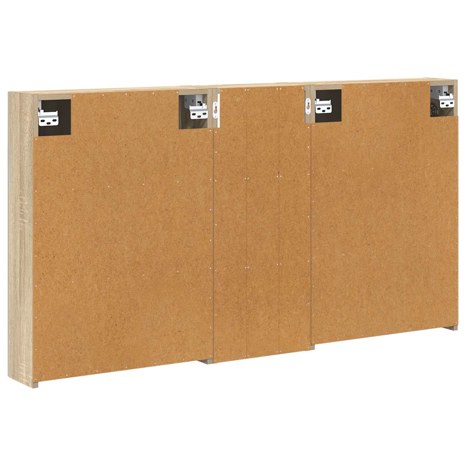 Ensemble de meubles de salle de bain 3 pièces 130 cm Chêne sonoma | Maison Vasque