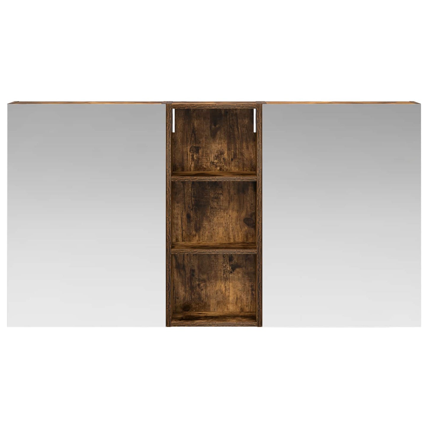 Ensemble de meubles de salle de bain 3 pièces 130 cm Chêne fumé | Maison Vasque
