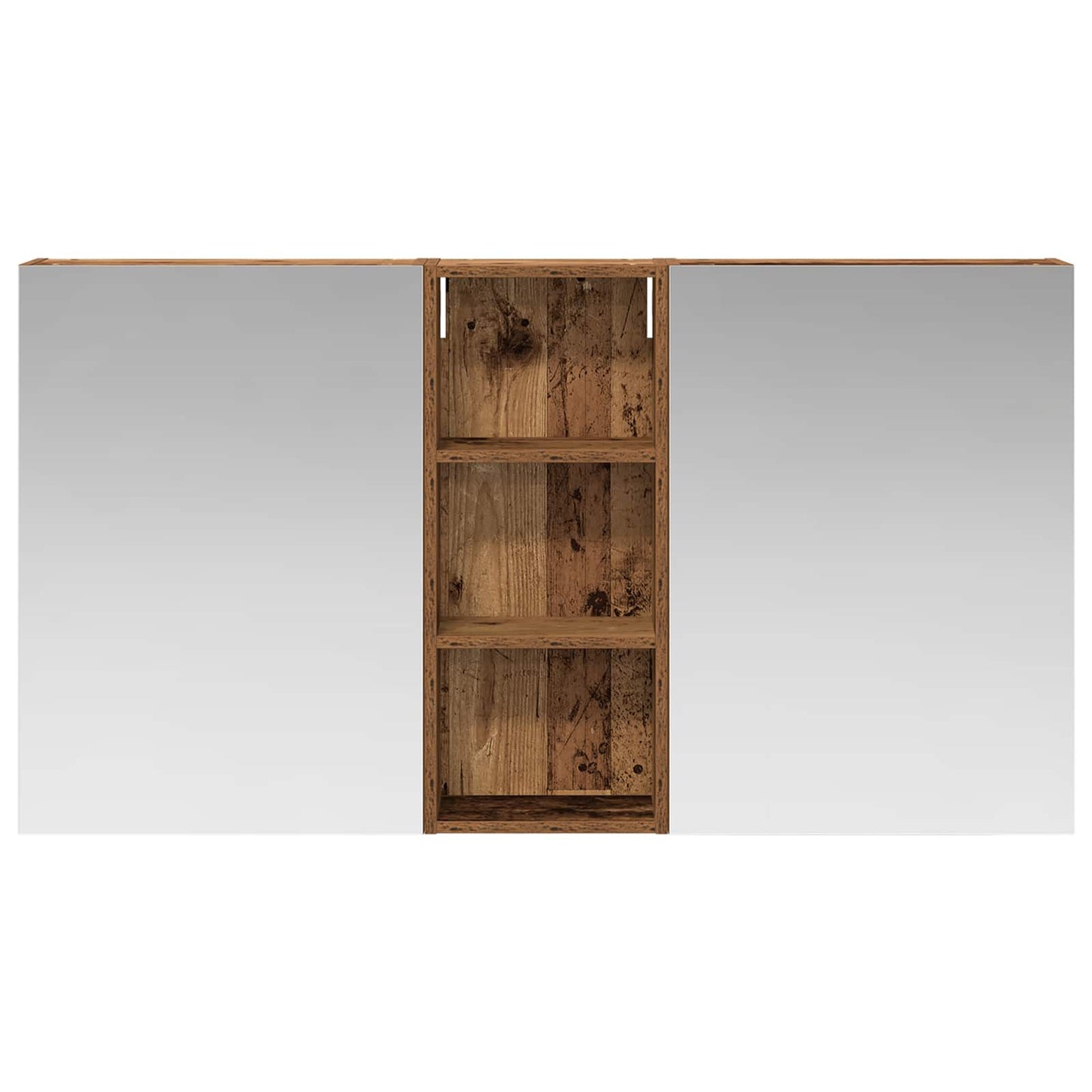 Ensemble de meubles de salle de bain 3 pièces 130 cm Bois ancien | Maison Vasque