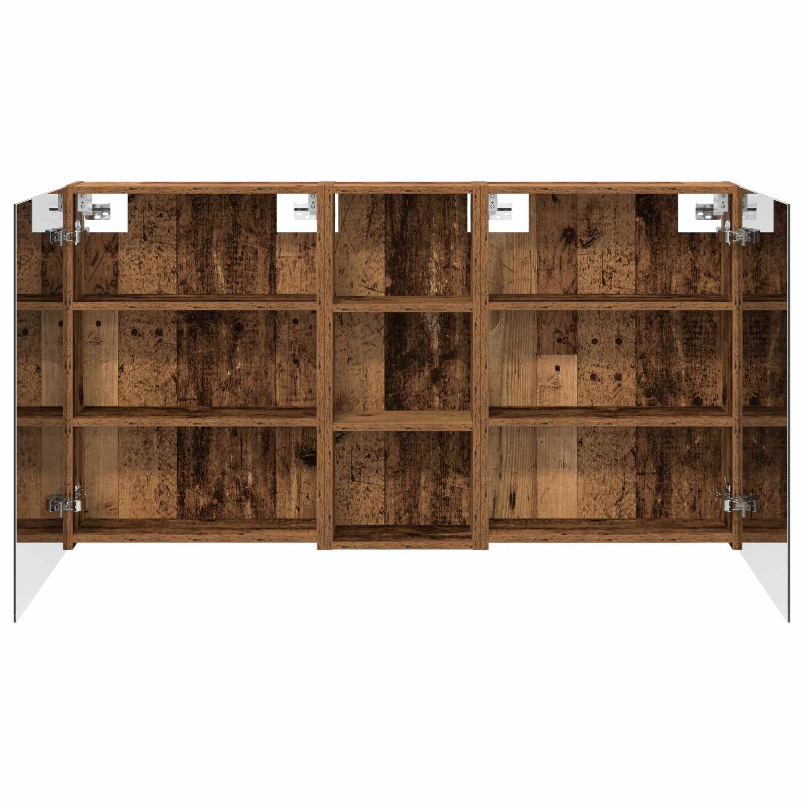Ensemble de meubles de salle de bain 3 pièces 130 cm Bois ancien | Maison Vasque