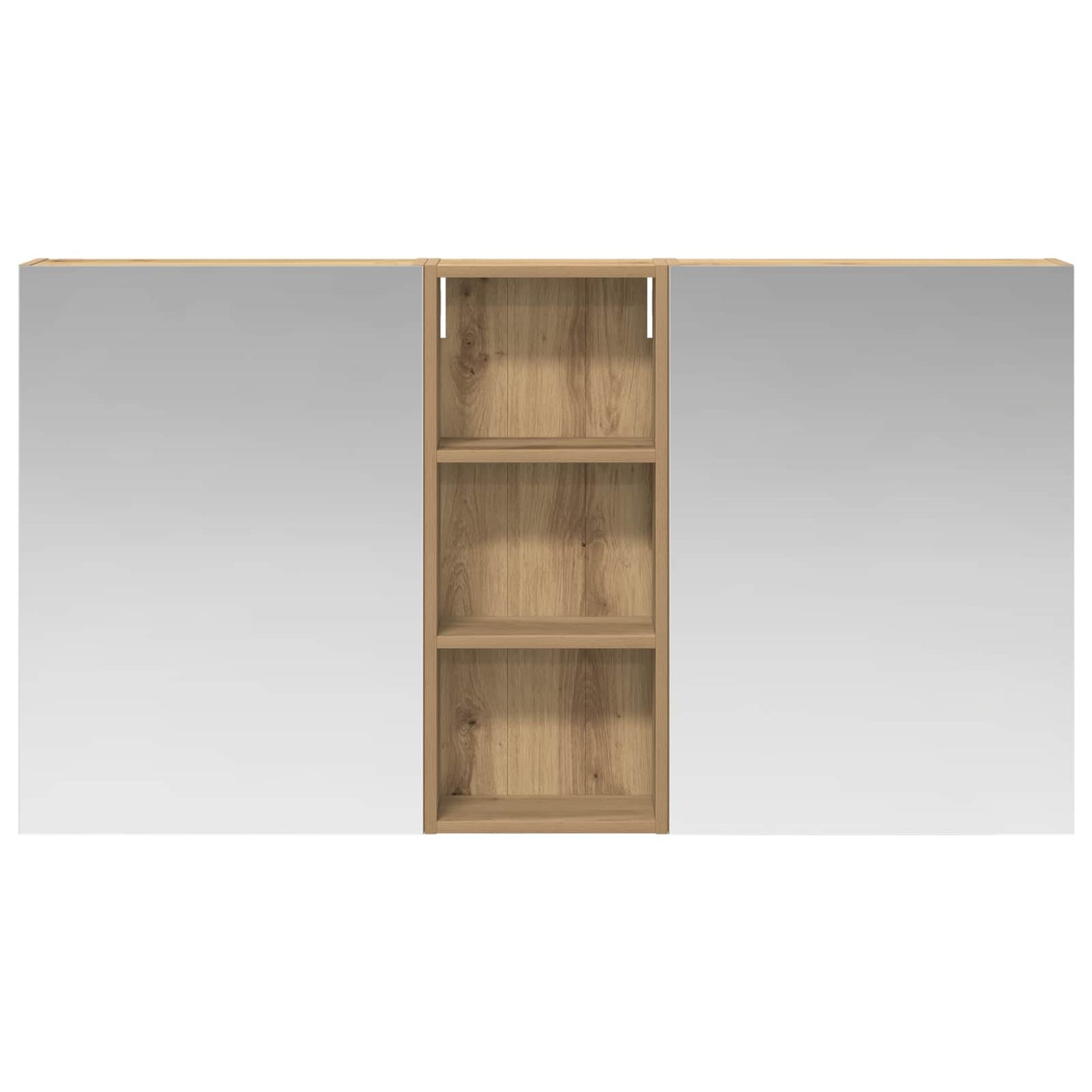 Ensemble de meubles de salle de bain 3 pièces 130 cm chêne artisanal | Maison Vasque
