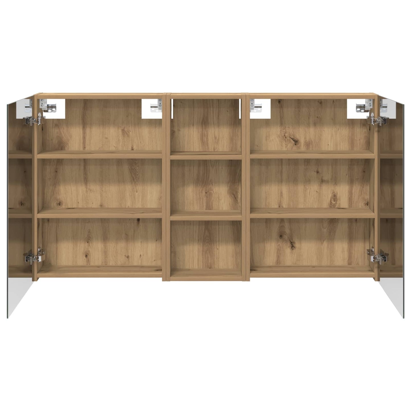 Ensemble de meubles de salle de bain 3 pièces 130 cm chêne artisanal | Maison Vasque