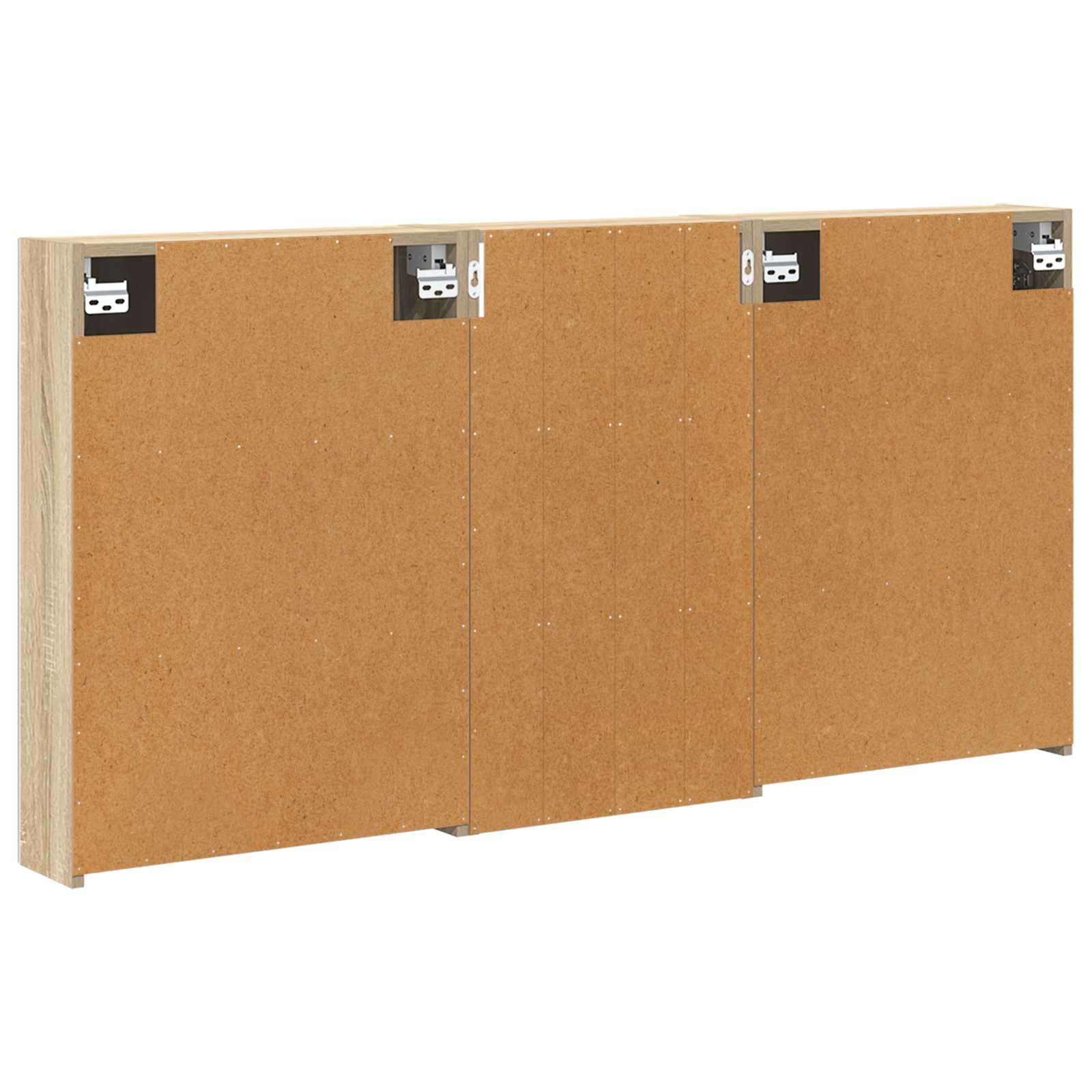 Ensemble de meubles de salle de bain 3 pièces 140 cm Chêne sonoma | Maison Vasque