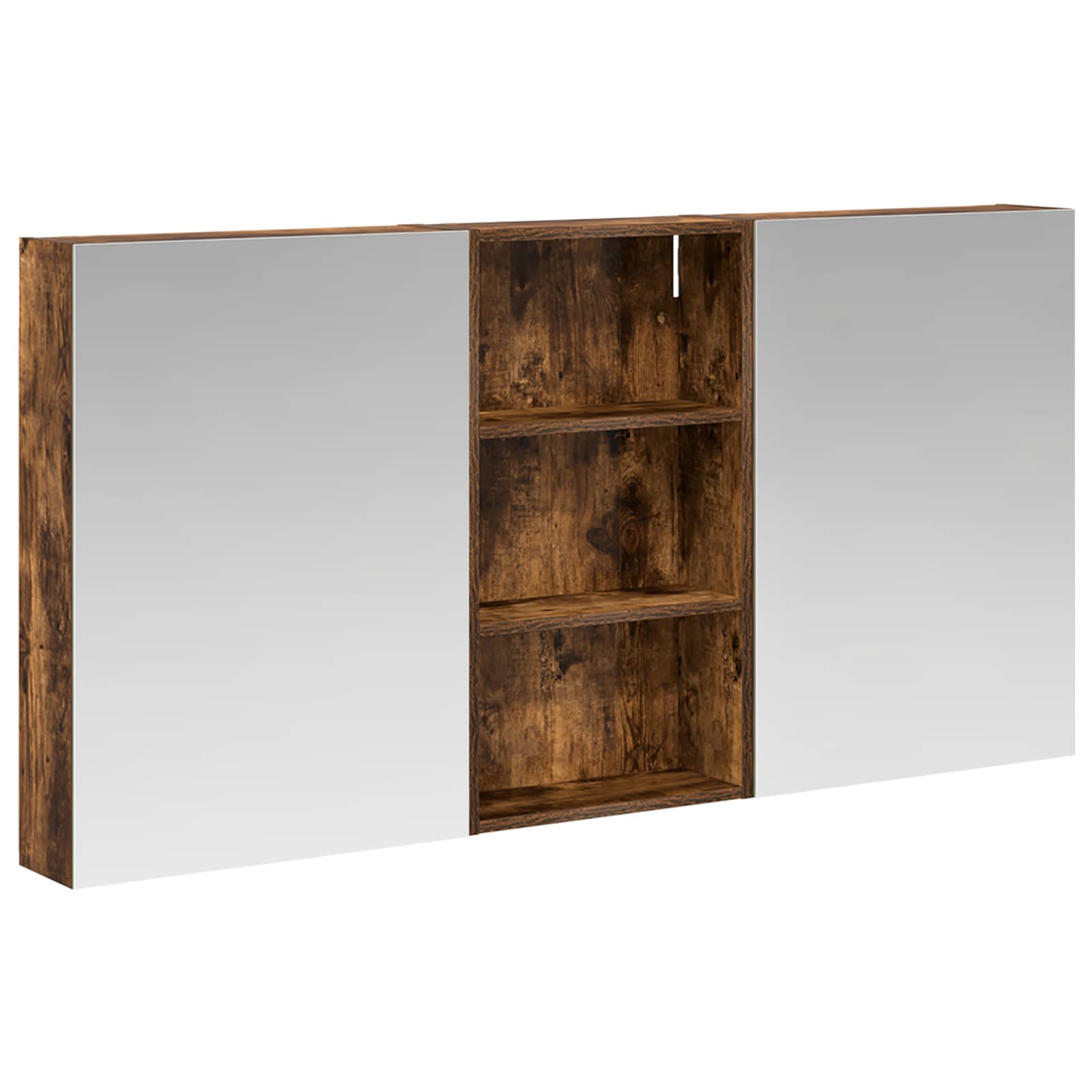 Ensemble de meubles de salle de bain 3 pièces 140 cm Chêne fumé | Maison Vasque