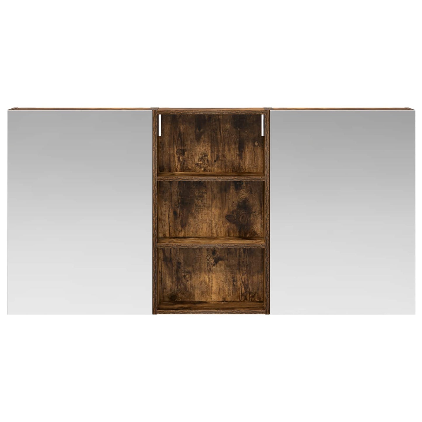 Ensemble de meubles de salle de bain 3 pièces 140 cm Chêne fumé | Maison Vasque