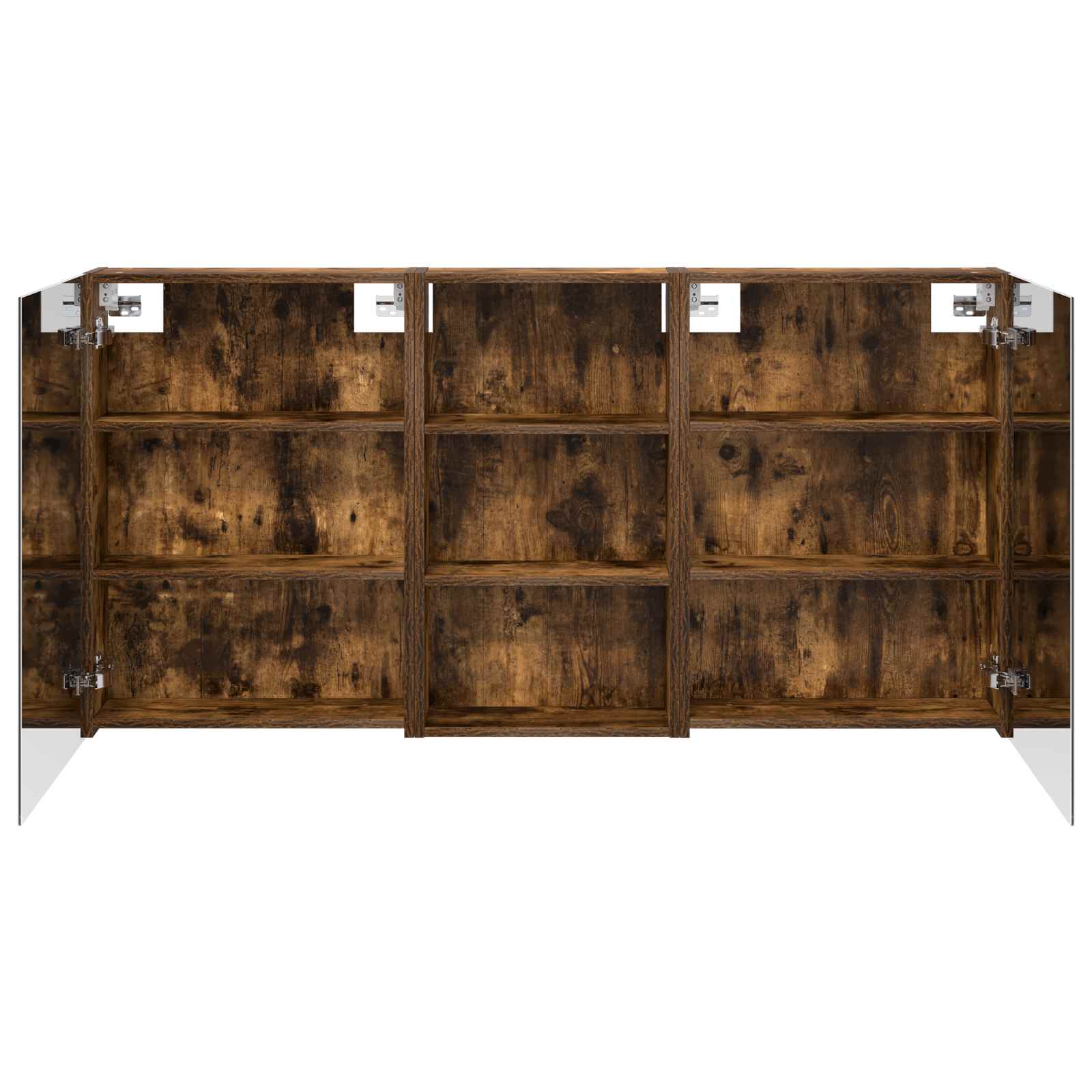 Ensemble de meubles de salle de bain 3 pièces 140 cm Chêne fumé | Maison Vasque