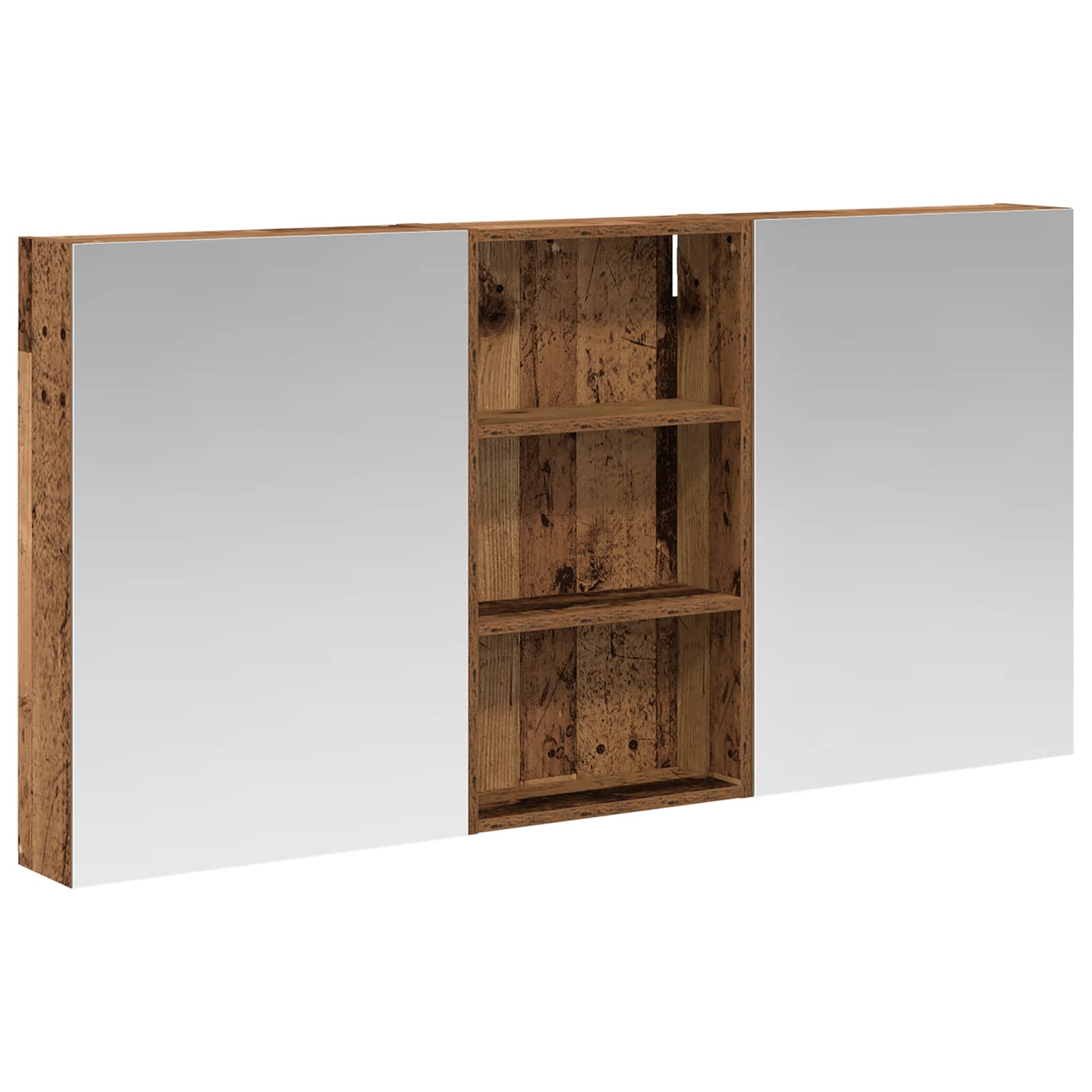 Ensemble de meubles de salle de bain 3 pièces 140 cm Bois ancien | Maison Vasque
