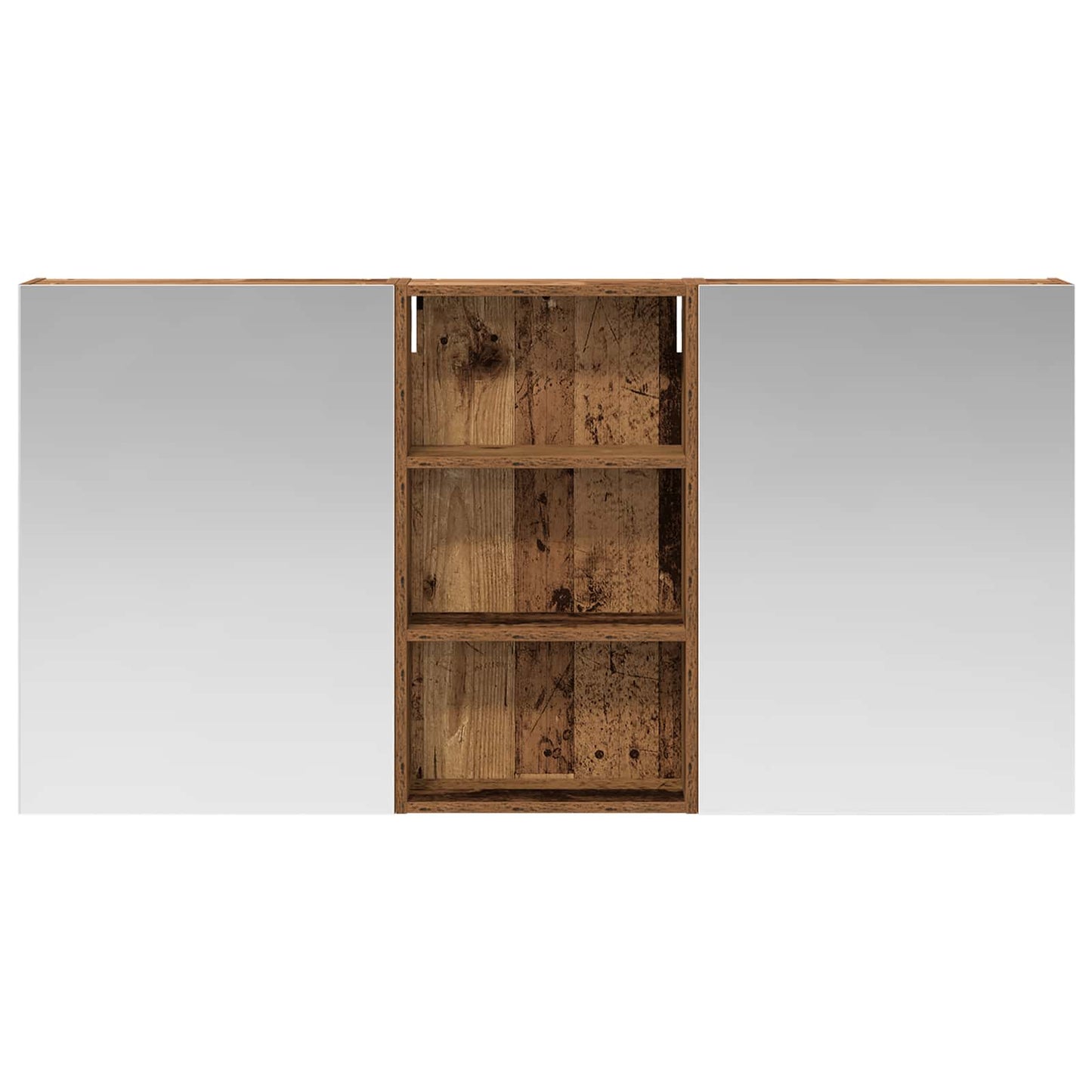 Ensemble de meubles de salle de bain 3 pièces 140 cm Bois ancien | Maison Vasque