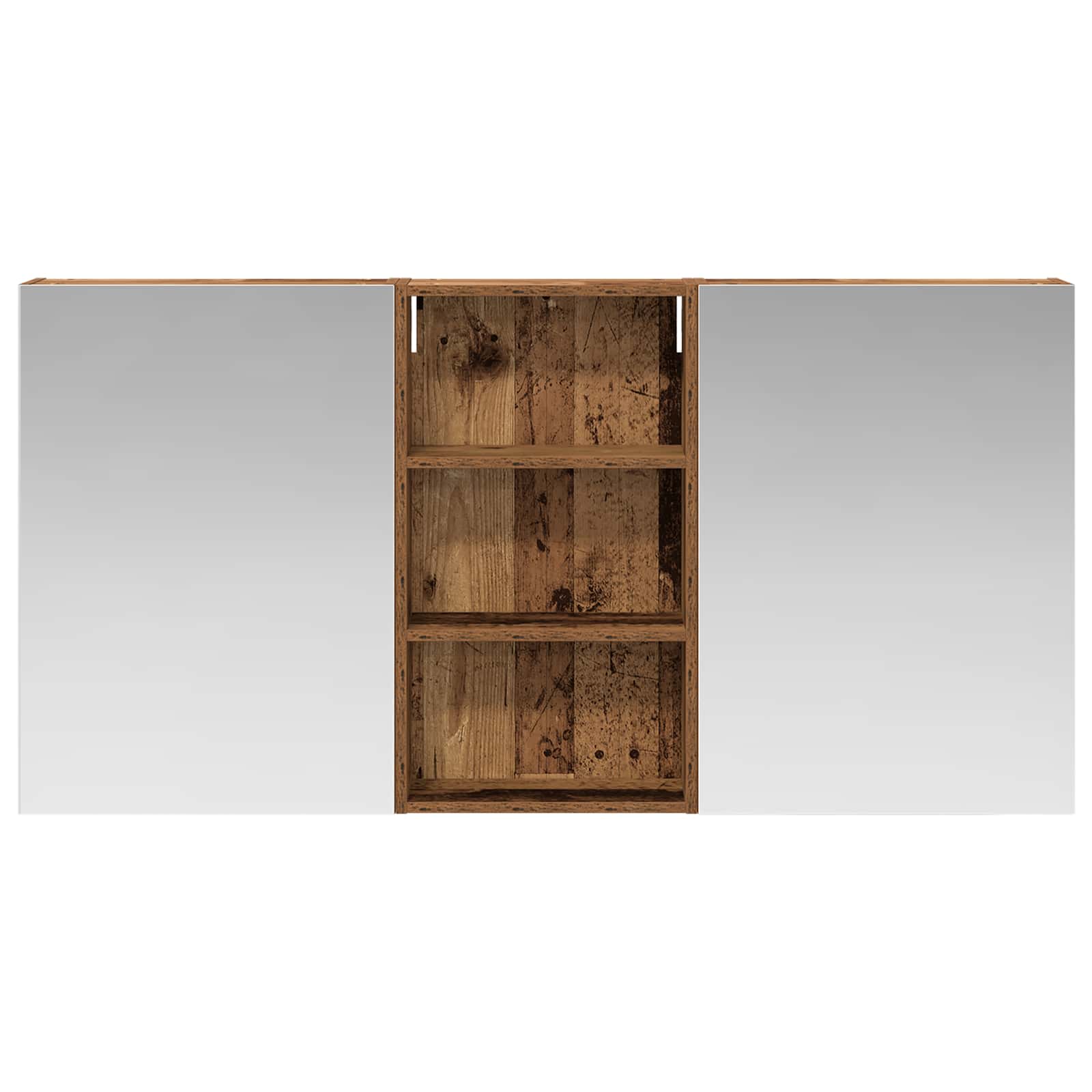 Ensemble de meubles de salle de bain 3 pièces 140 cm Bois ancien | Maison Vasque