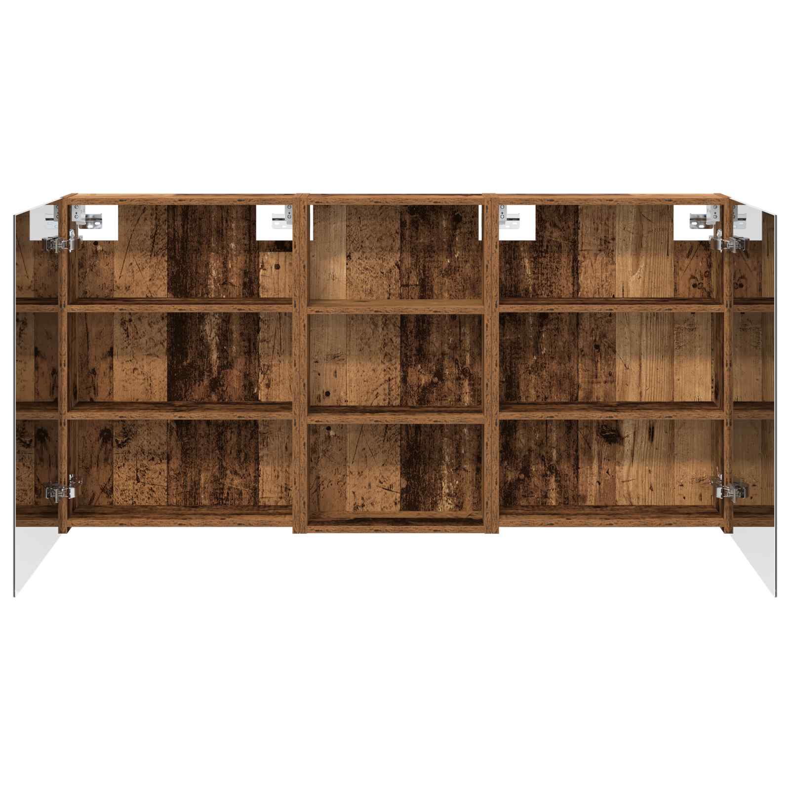 Ensemble de meubles de salle de bain 3 pièces 140 cm Bois ancien | Maison Vasque