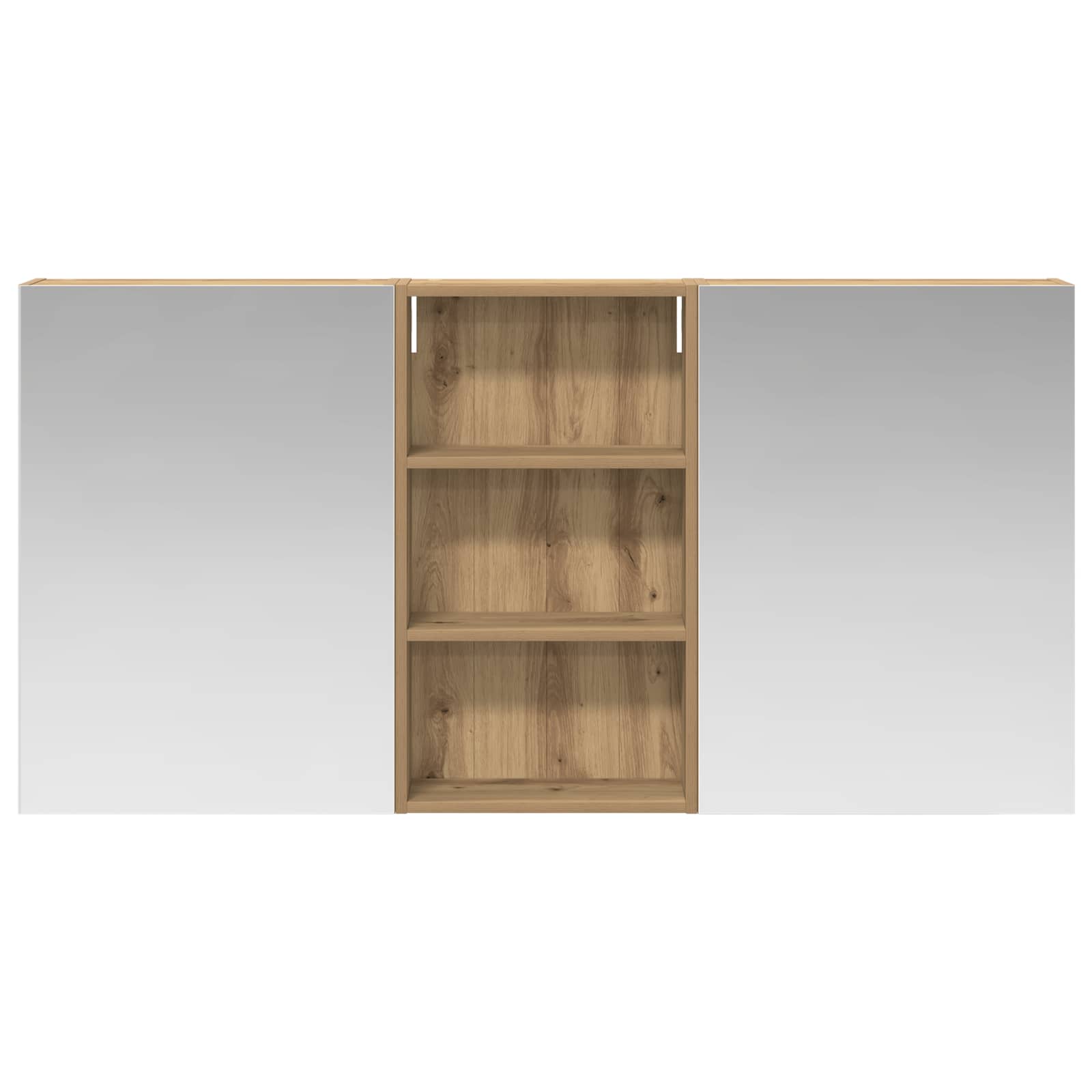 Ensemble de meubles de salle de bain 3 pièces 140 cm chêne artisanal | Maison Vasque