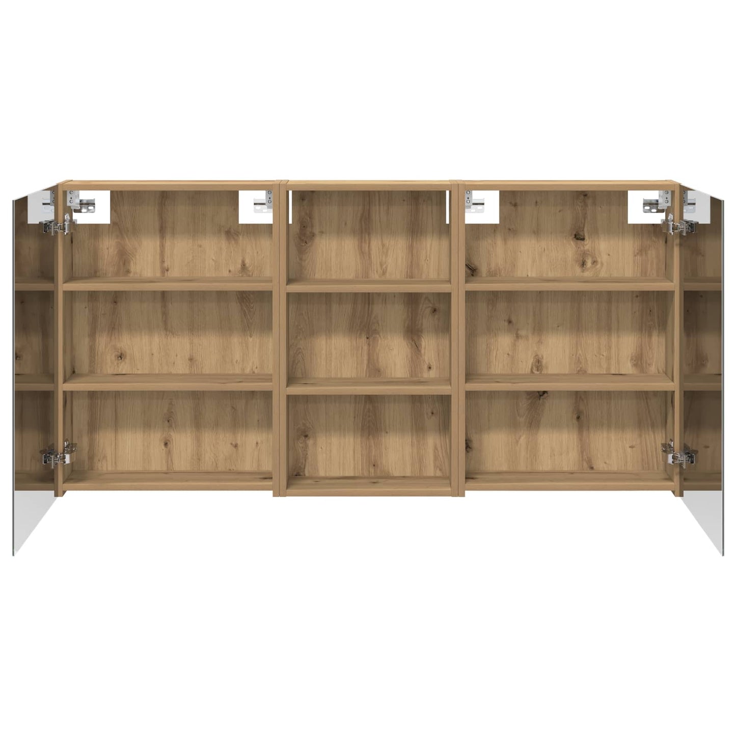 Ensemble de meubles de salle de bain 3 pièces 140 cm chêne artisanal | Maison Vasque