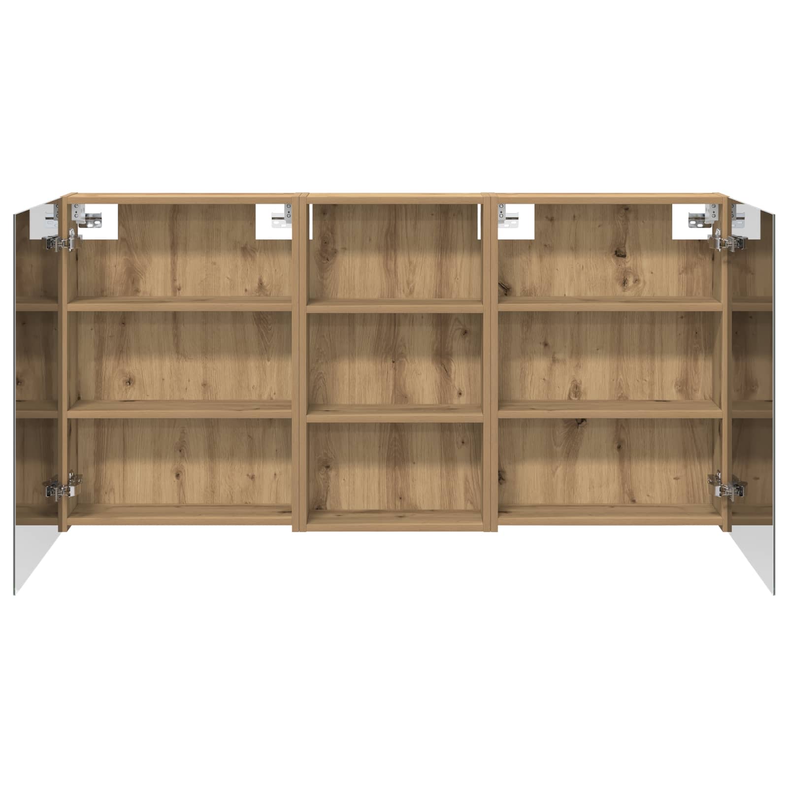 Ensemble de meubles de salle de bain 3 pièces 140 cm chêne artisanal | Maison Vasque