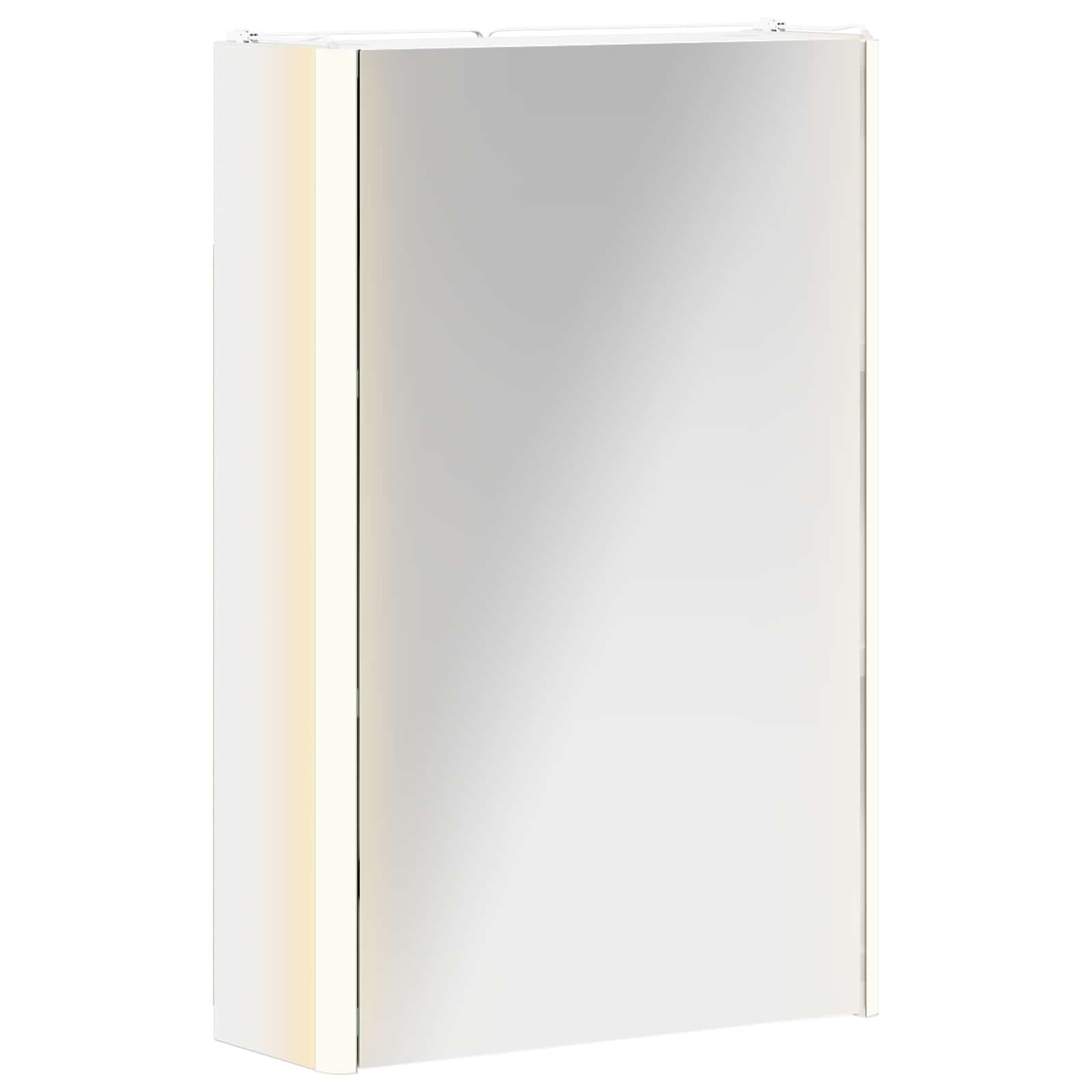 Armoire de toilette miroir 33 cm Blanc | Maison Vasque