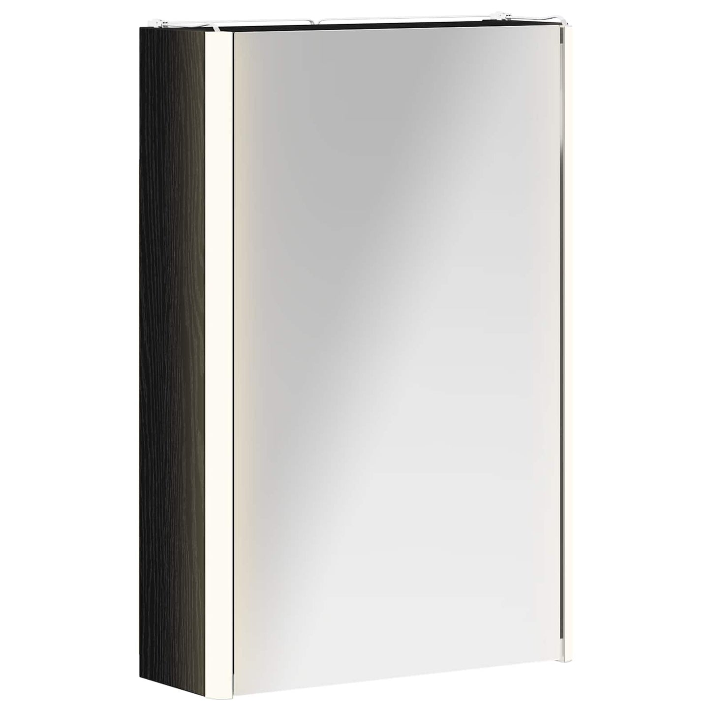 Armoire de toilette miroir 33 cm Chêne noir | Maison Vasque