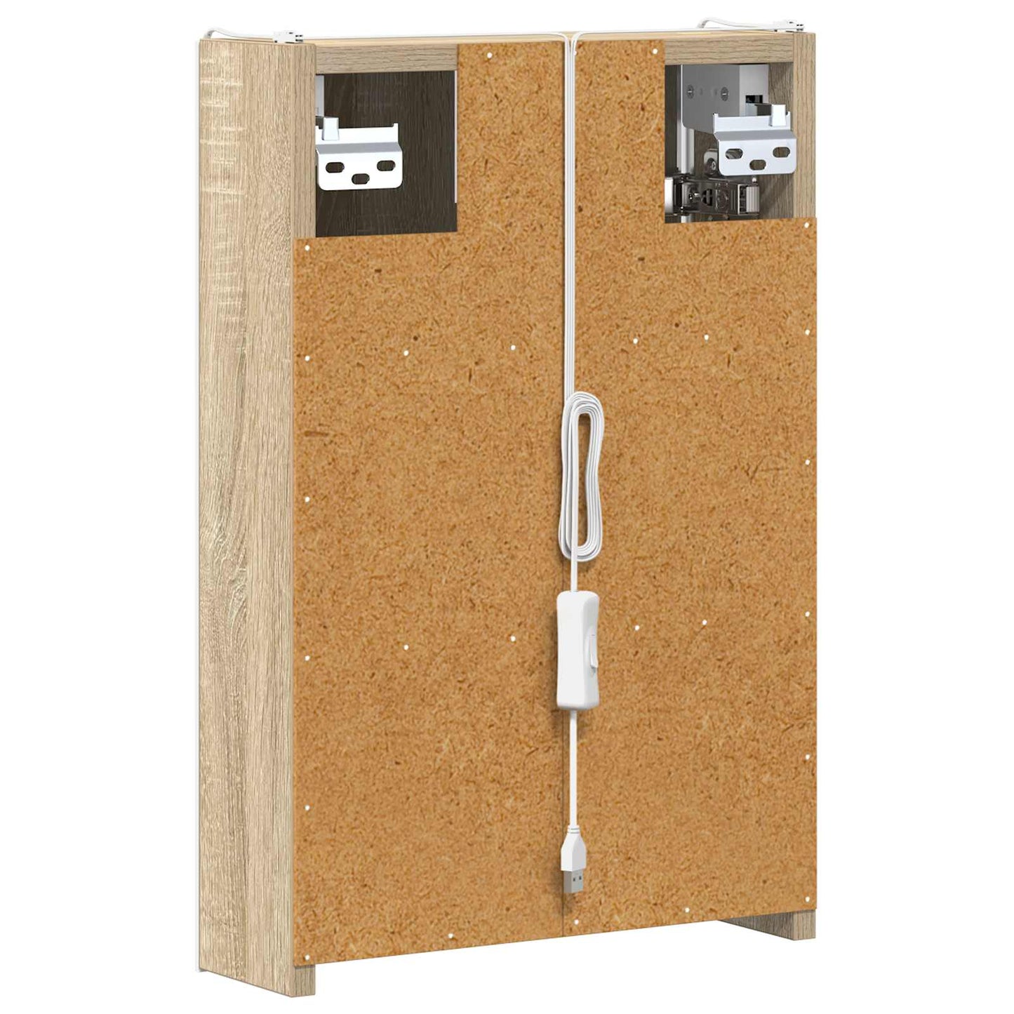 Armoire de toilette miroir 33 cm Chêne sonoma | Maison Vasque