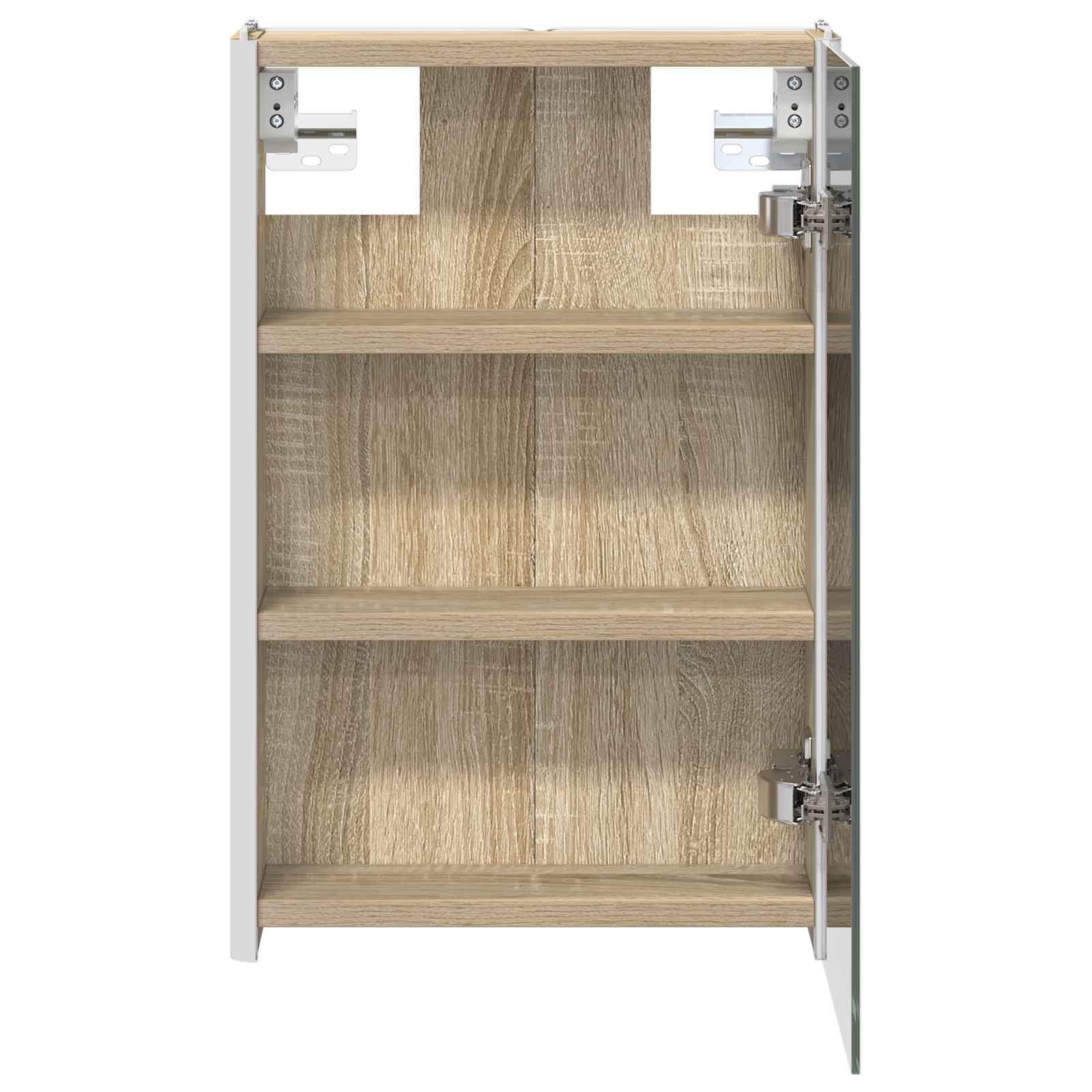 Armoire de toilette miroir 33 cm Chêne sonoma | Maison Vasque