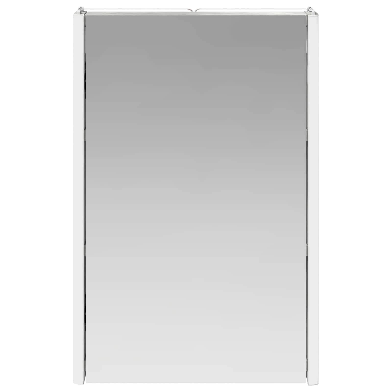 Armoire de toilette miroir 33 cm Gris béton | Maison Vasque