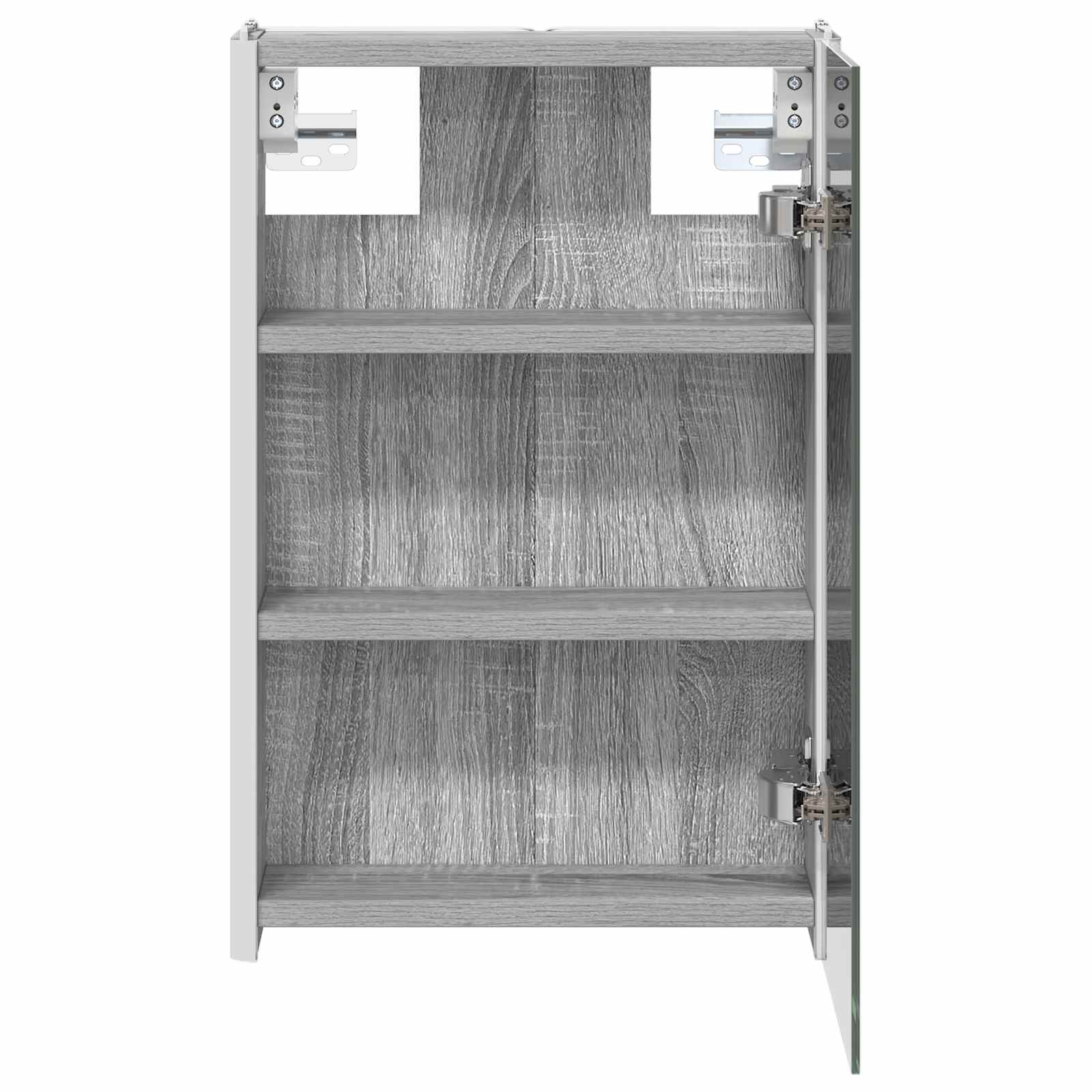 Armoire de toilette miroir 33 cm Sonoma gris | Maison Vasque