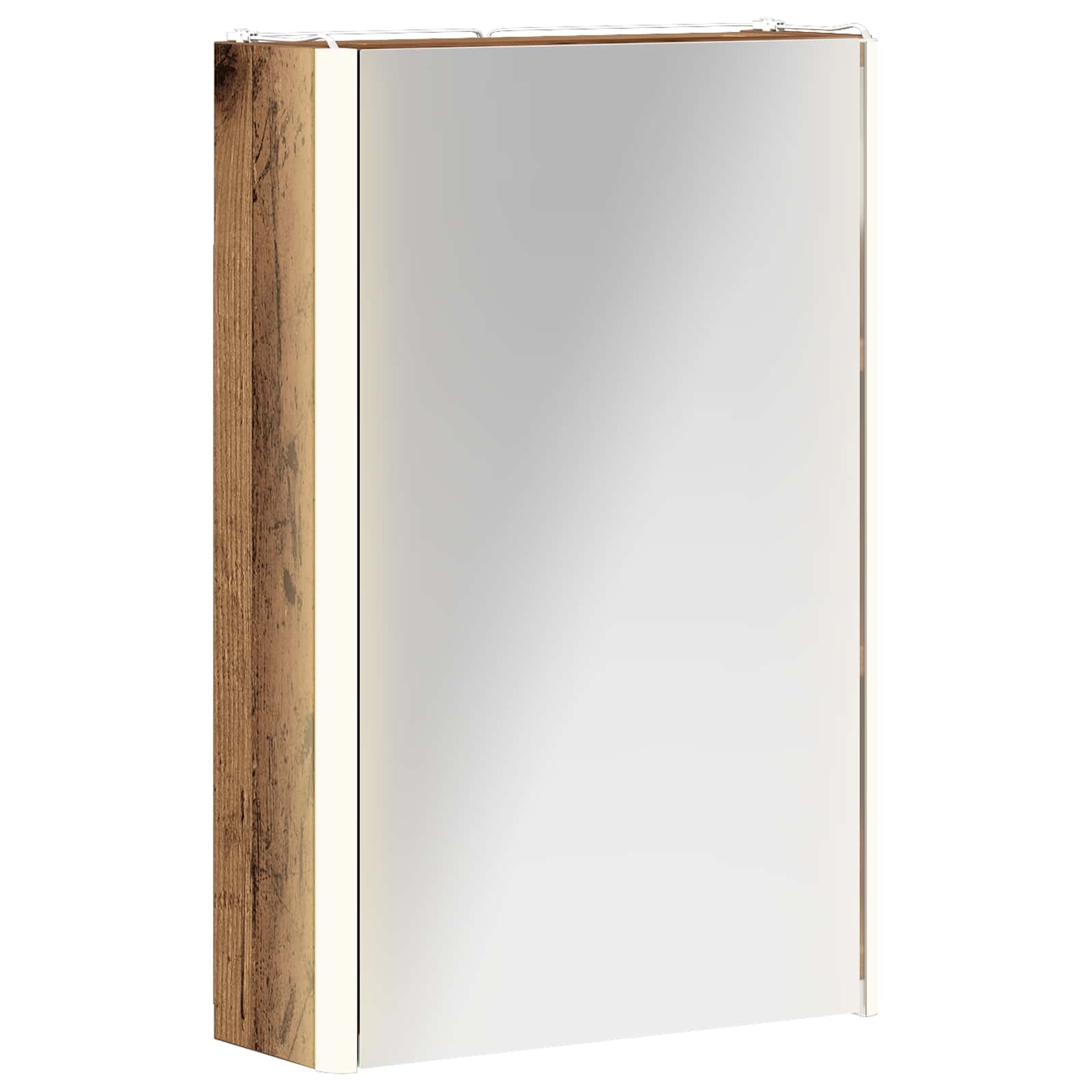 Armoire de toilette miroir 33 cm Bois ancien | Maison Vasque