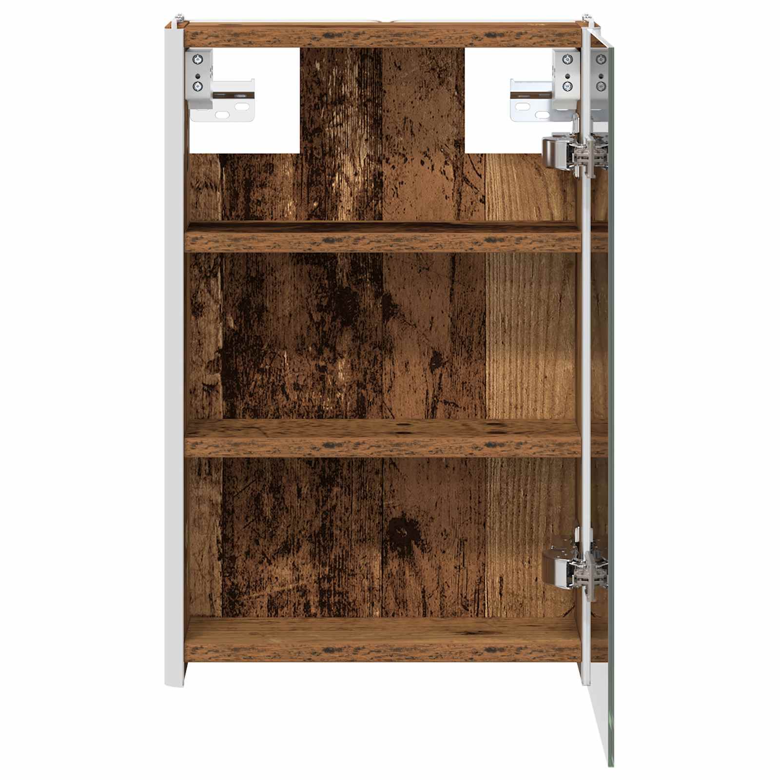 Armoire de toilette miroir 33 cm Bois ancien | Maison Vasque