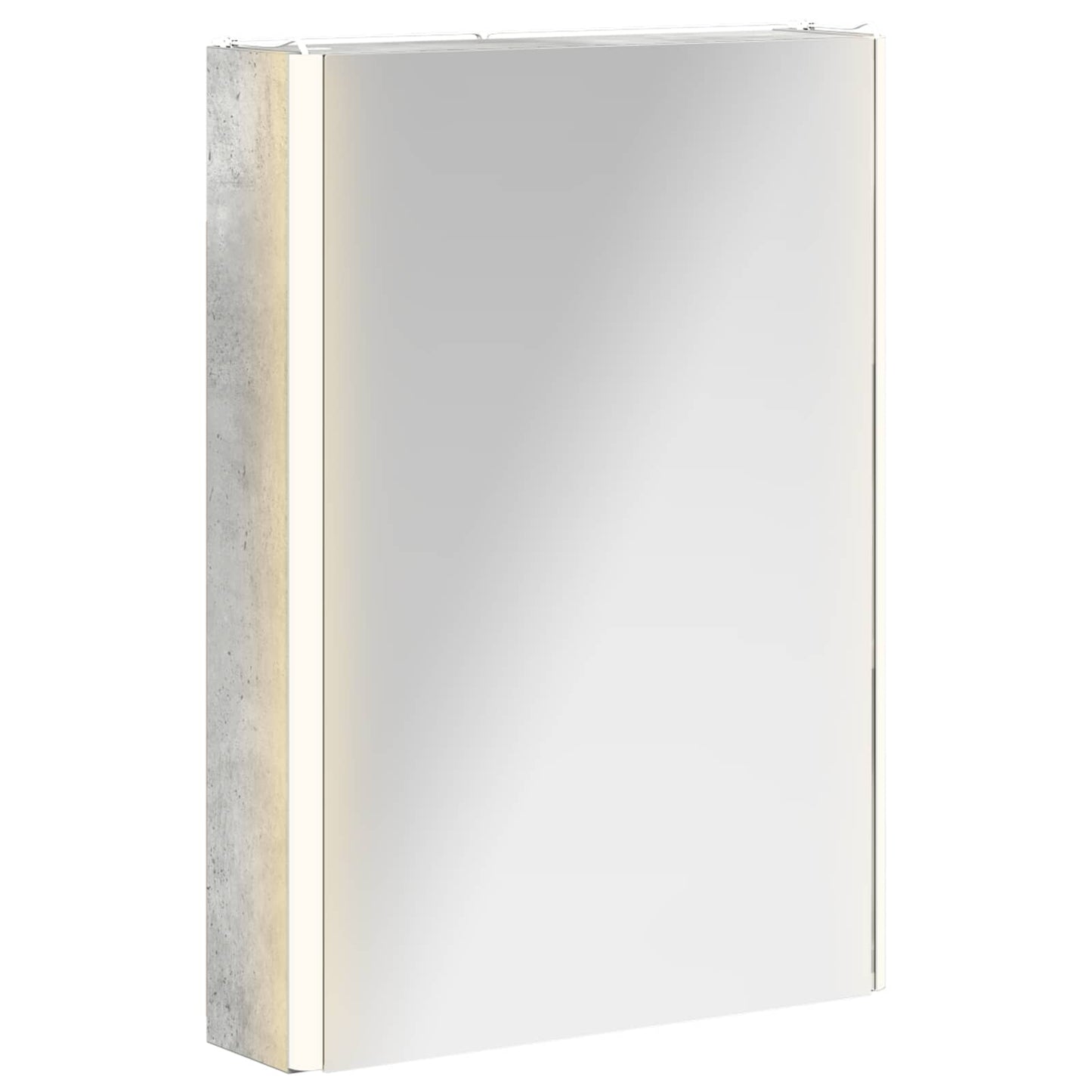 Armoire de toilette miroir 43 cm Gris béton | Maison Vasque