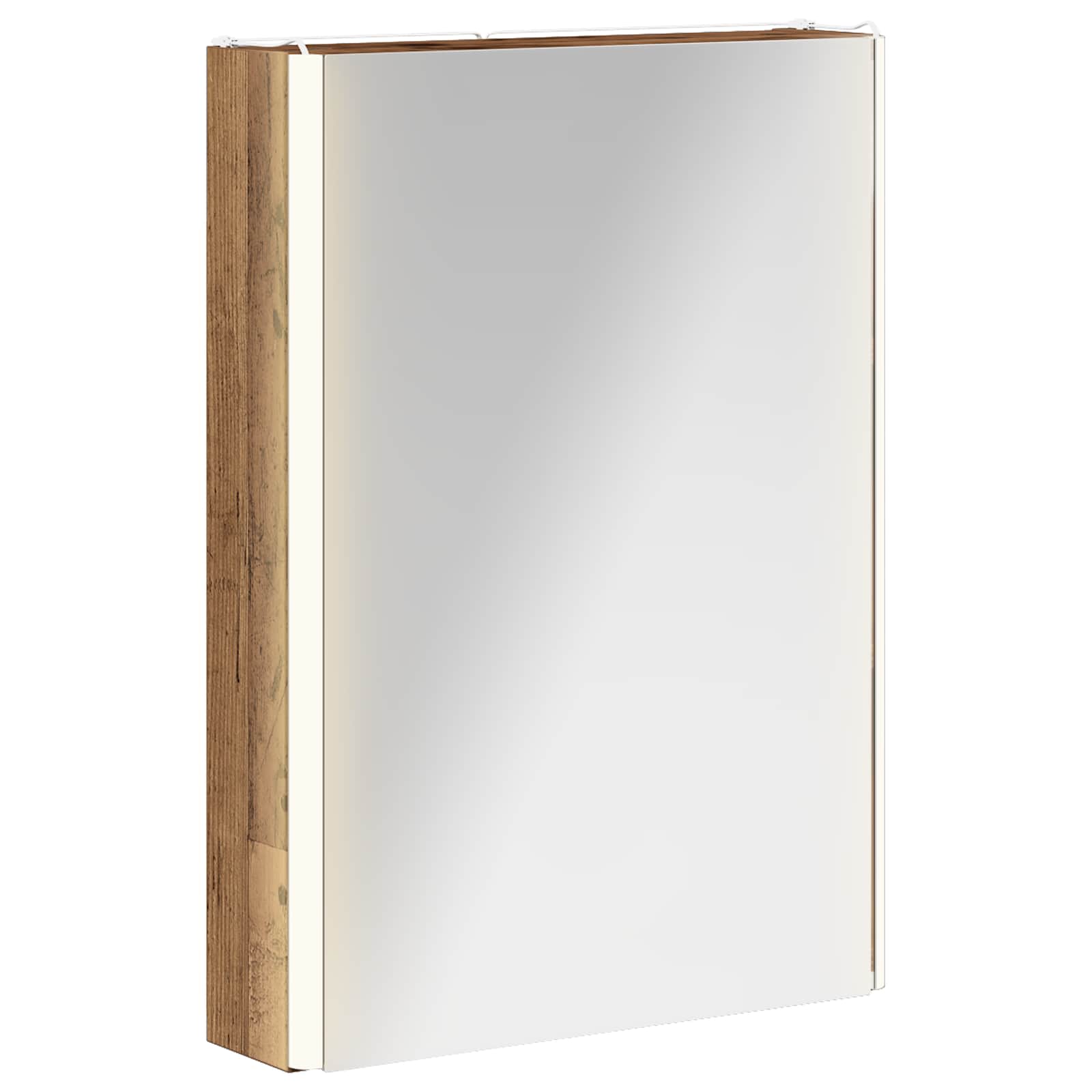 Armoire de toilette miroir 43 cm Bois ancien | Maison Vasque