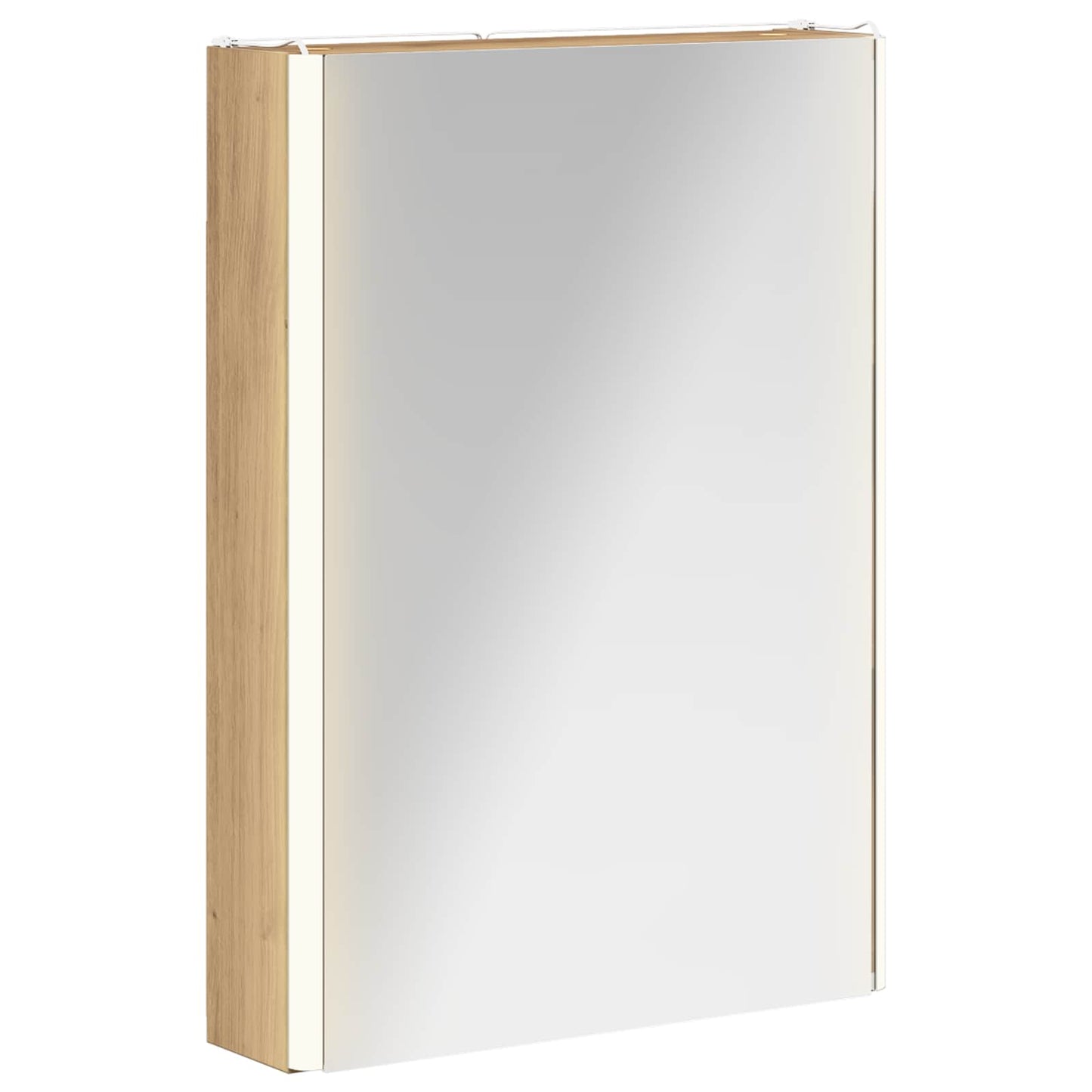 Armoire de toilette miroir 43 cm chêne artisanal | Maison Vasque