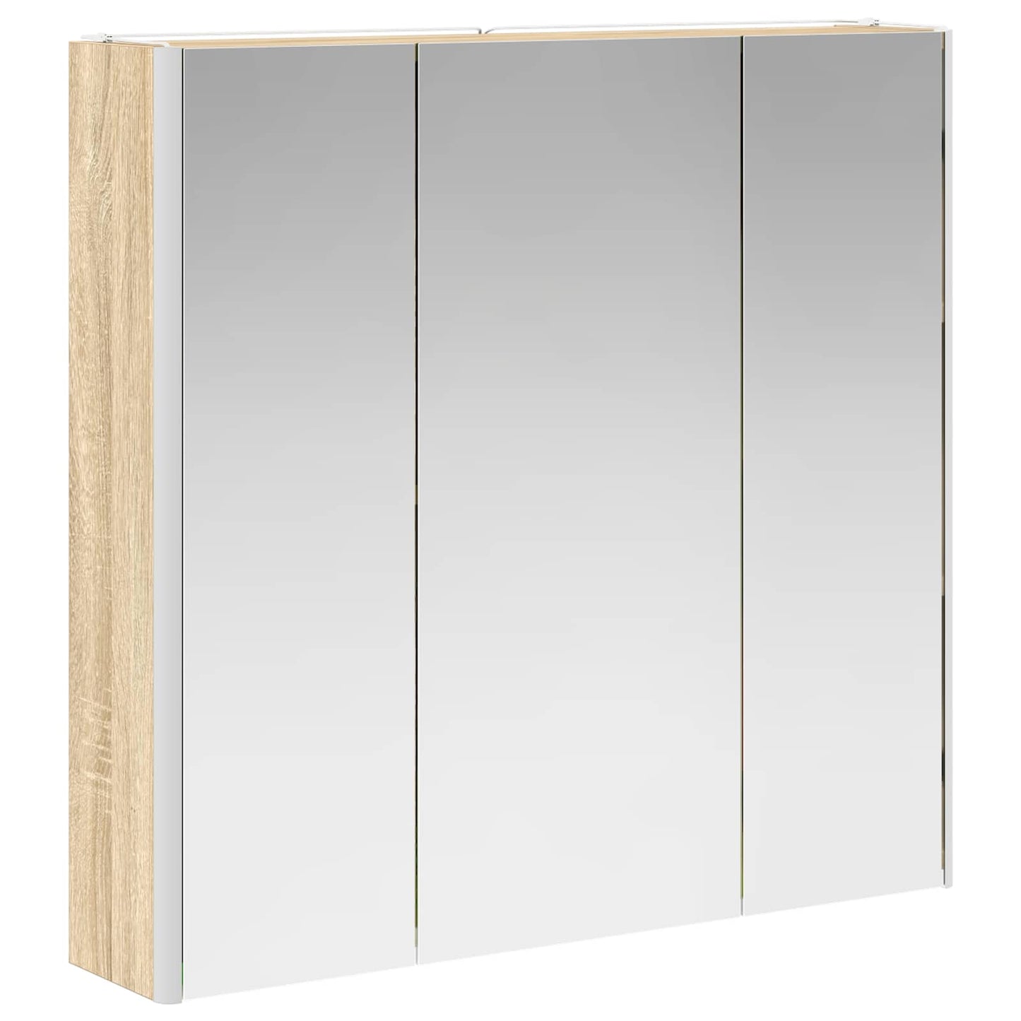 Armoire de toilette miroir 73 cm Chêne sonoma | Maison Vasque