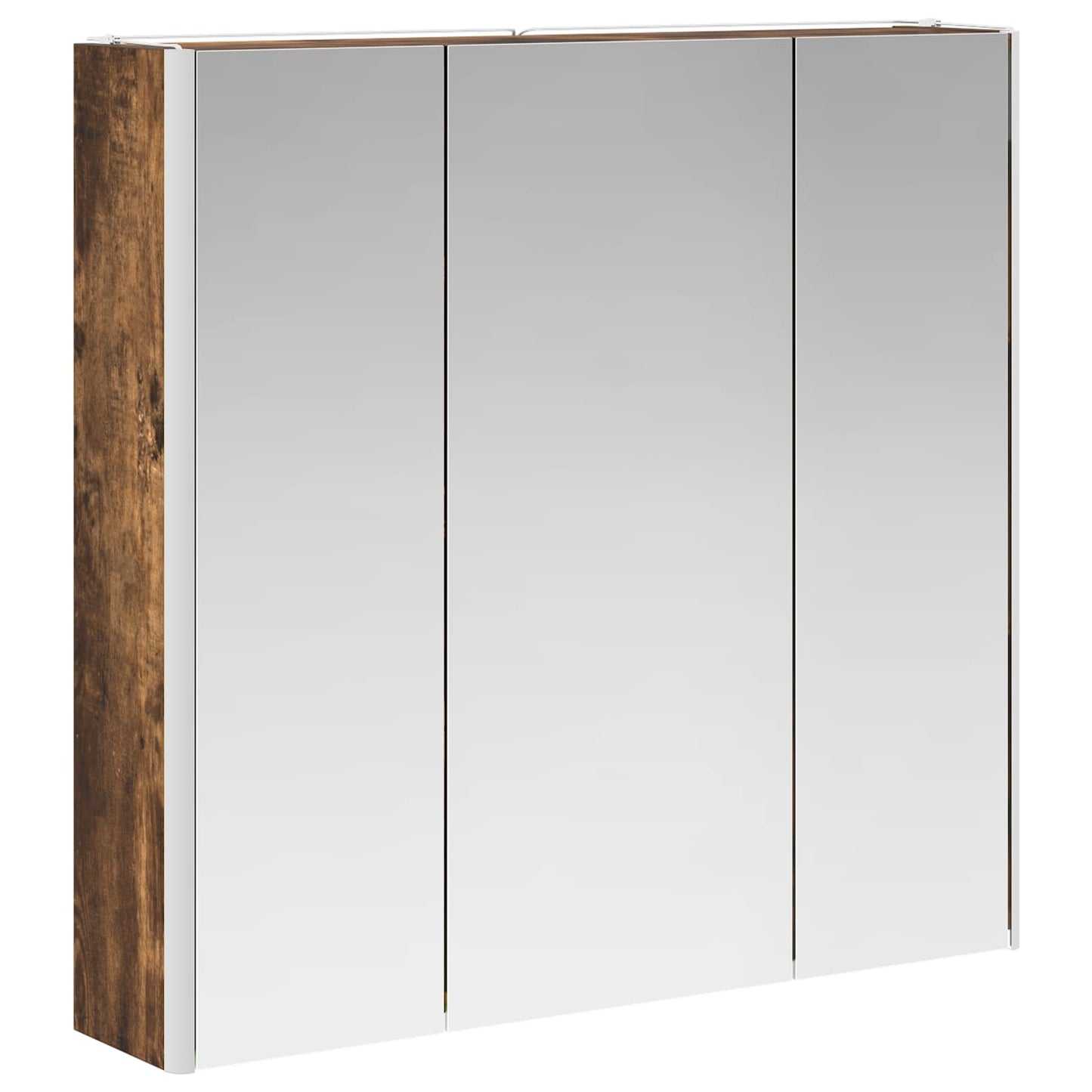 Armoire de toilette miroir 73 cm Chêne fumé | Maison Vasque