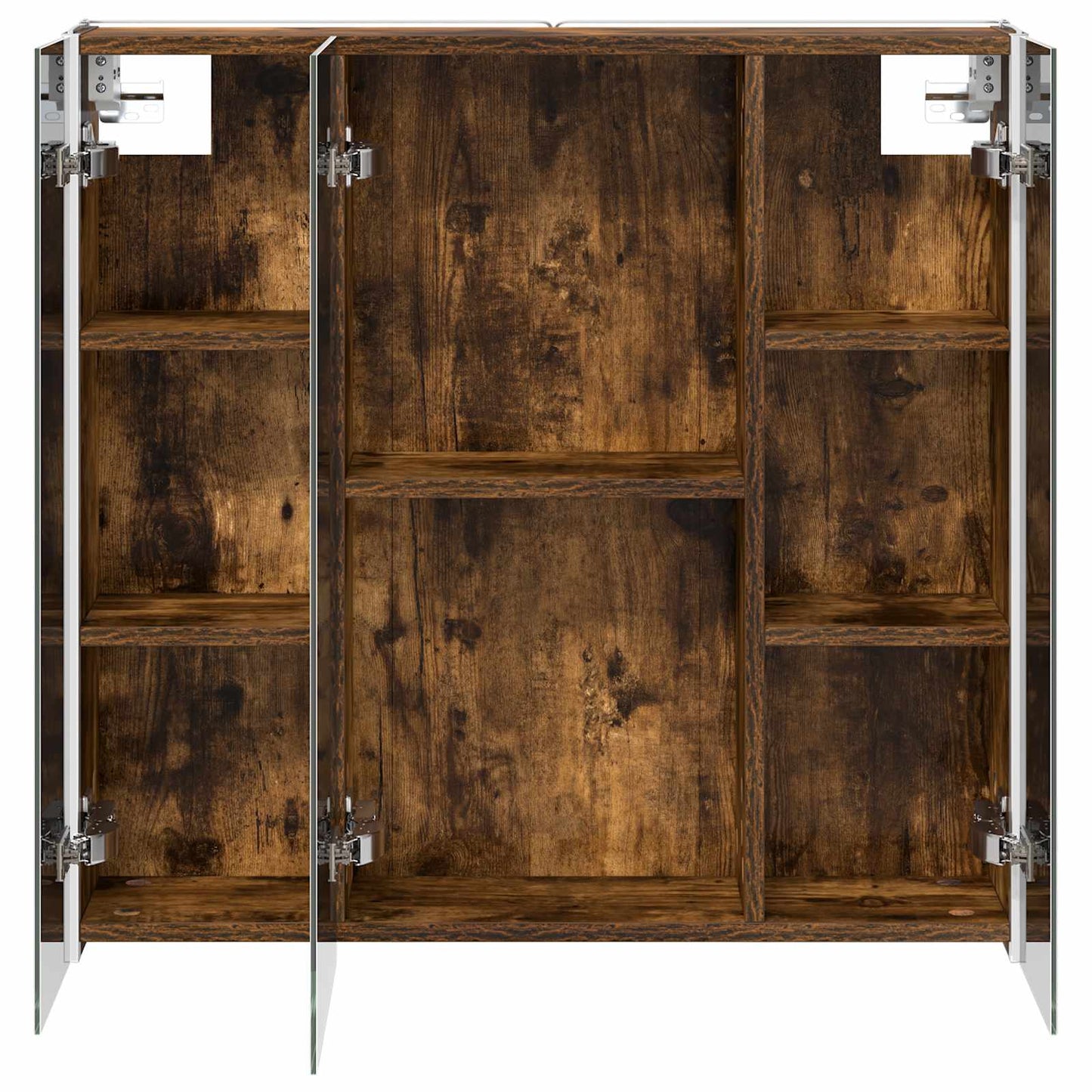 Armoire de toilette miroir 73 cm Chêne fumé | Maison Vasque