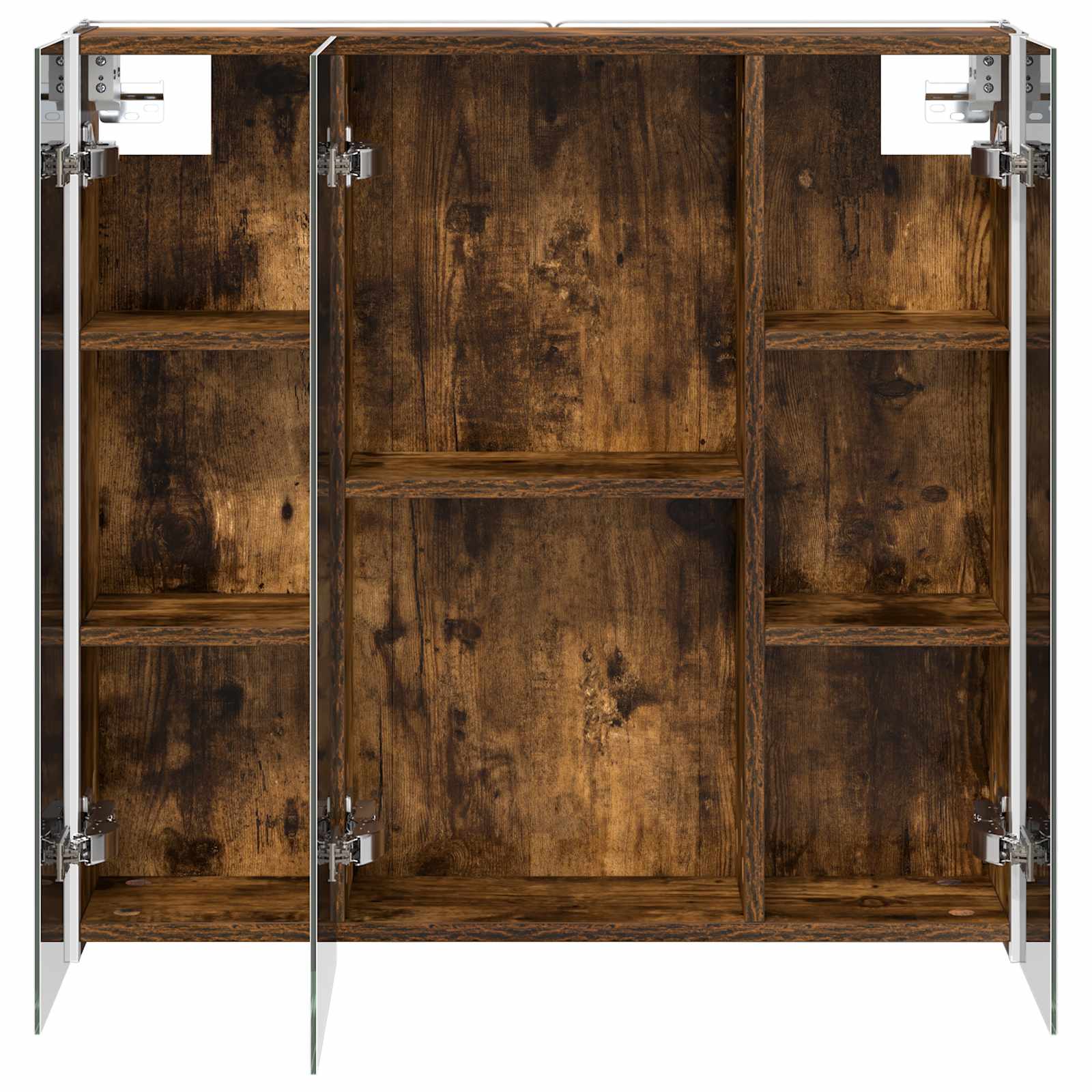 Armoire de toilette miroir 73 cm Chêne fumé | Maison Vasque