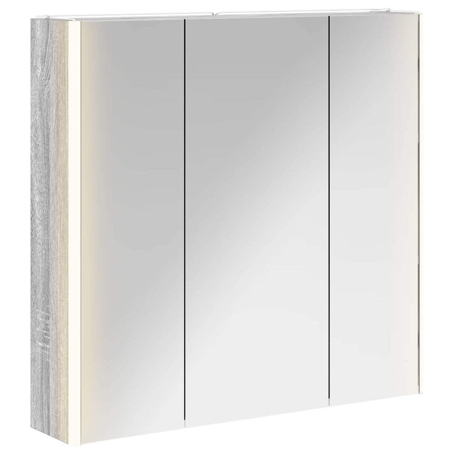 Armoire de toilette miroir 73 cm Sonoma gris | Maison Vasque
