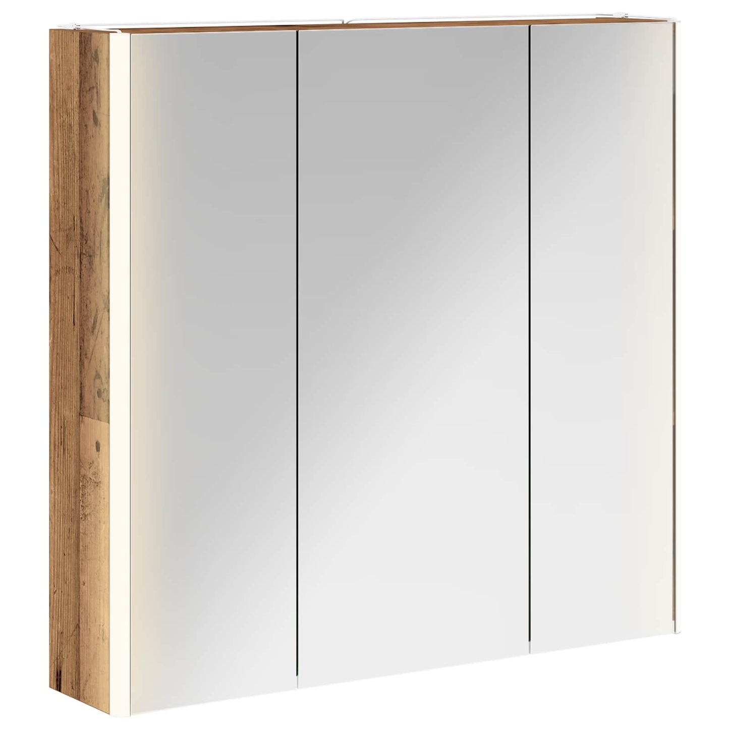 Armoire de toilette miroir 73 cm Bois ancien | Maison Vasque