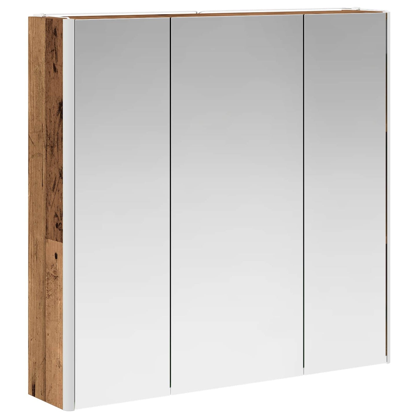 Armoire de toilette miroir 73 cm Bois ancien | Maison Vasque