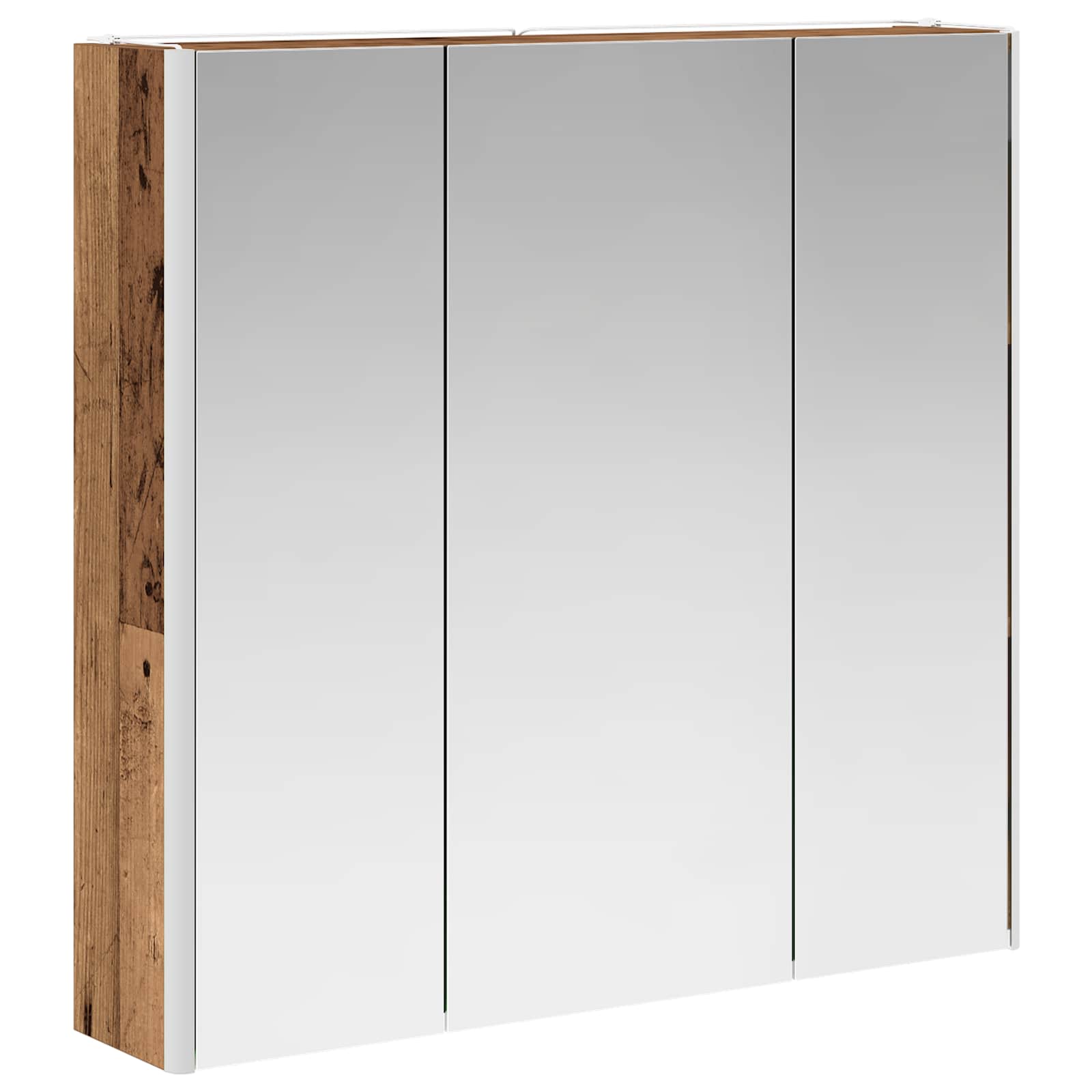 Armoire de toilette miroir 73 cm Bois ancien | Maison Vasque