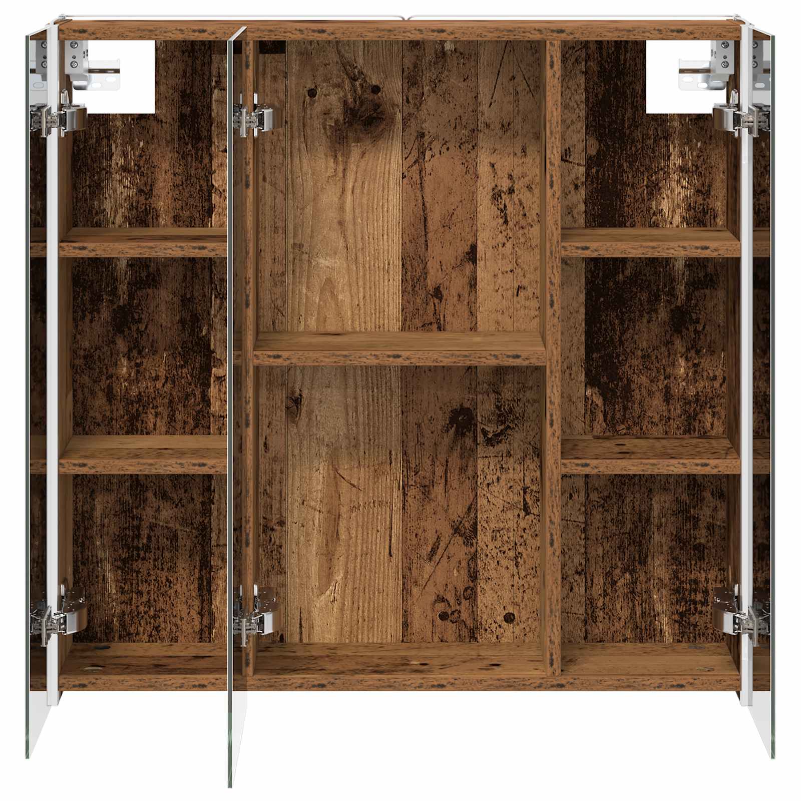 Armoire de toilette miroir 73 cm Bois ancien | Maison Vasque