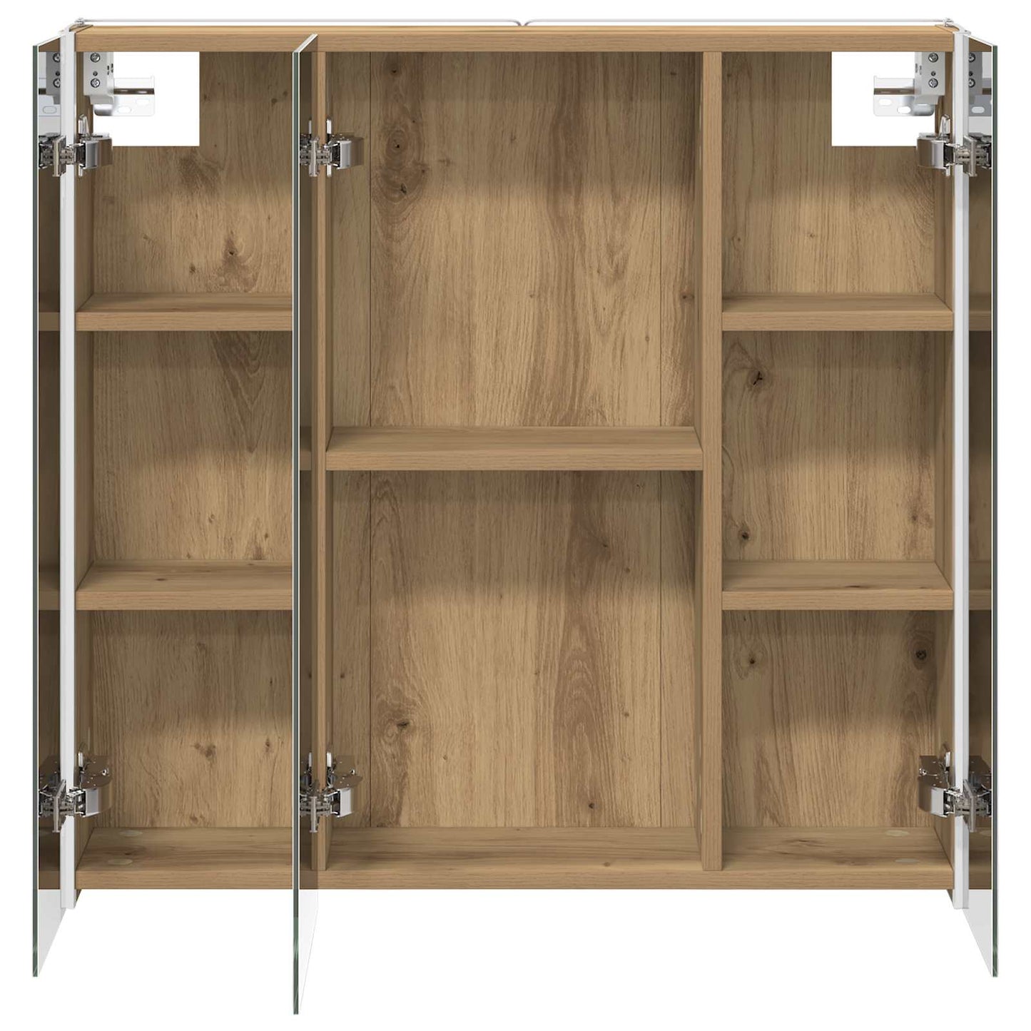 Armoire de toilette miroir 73 cm chêne artisanal | Maison Vasque